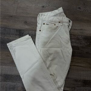 Polo Ralph Lauren White Denim Pants